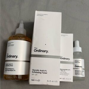 The Ordinary Glycolic Acid and The Niacinamide Serum